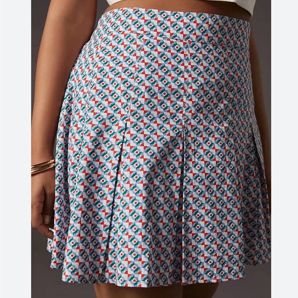 Anthropologie, Maeve pleated mini skirt. Size 0. Wore once, like new.
